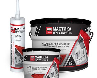 фото Мастика для гибкой черепицы