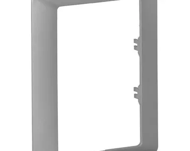 фото Рамка "Алюминий ". Для двойных розеток. 1-постовая 754241 Valena LIFE