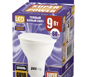 фото Светодиодная лампа new PLED- SP GU10  9w 3000K 720Lm 230/50  Jazzway