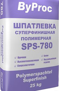 фото Шпатлевка гипсовая суперфинишная полимерная SPS-780 25 кг