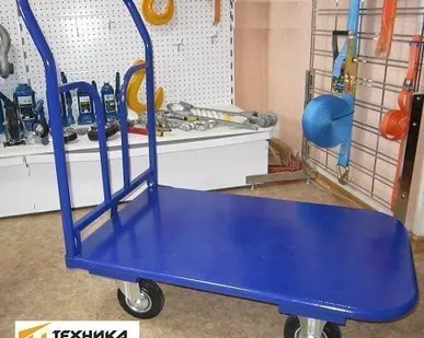 фото Тележка платформенная складская ТП2 600х900, г/п до 600 кг (без колес)