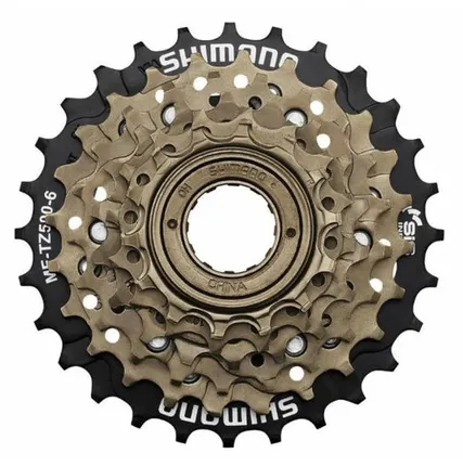 Фото №0 Трещотка MF-TZ500-CP Shimano 6 ск. 14-28