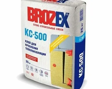 фото Клей для крепления теплоизоляции BROZEX КС-500, 25 кг