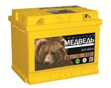 фото Аккумулятор Тюменский медведь 60 А/ч
