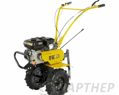 фото Мотоблок Denzel DPT-270 (7 л.с., ремен.сцеп, шир 85 см, глуб 35 см, фрез 3х4, ШОМ, передачи 2В/1Н)