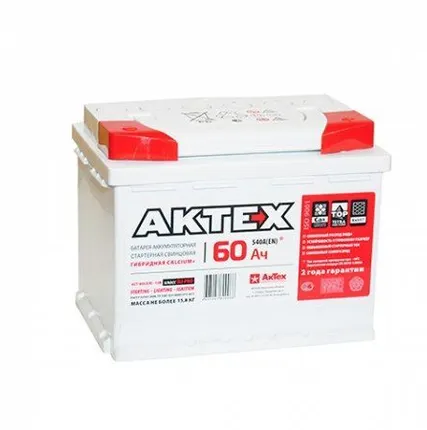 Фото №0 Аккумулятор АКТЕХ  60А/ч