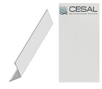 фото PL - уголок 3306 25*25*3000мм, Белый матовый Cesal (Альконпласт)