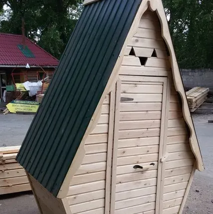 Фото №0 Туалет Деревянный 1,0*1,0*2,500