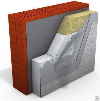 Фото №0 Теплозвукоизоляция Изовол Ф 100 - утеплитель для мокрых фасадов