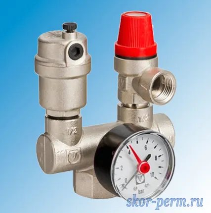 Фото №0 Группа безопасности котла VALTEC 1&quot; 3 бар