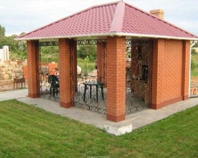 фото Строительство беседки 3х4 м