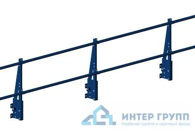 фото Ограждение парапетное ELITE H-600/3,0м (2трубы) ГОСТ Р 53254-2009 V1, V2