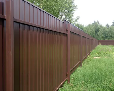 фото Установка заборов на любой вкус.