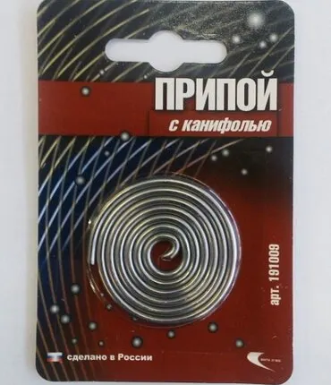 Фото №0 FIT Припой ПОС-61 (с канифолью) (1м)