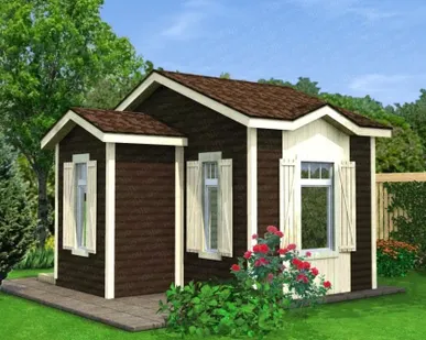 фото Дача 2,5х5м с тамбуром