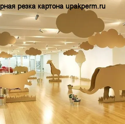 Фото №0 Фигурная резка гофрокартона