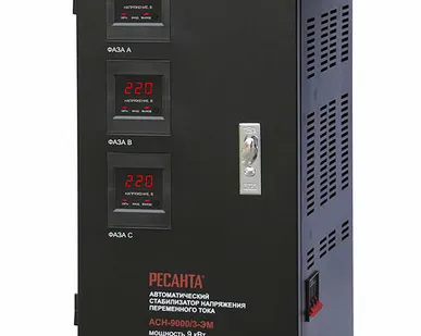 фото Стабилизатор напряжения Ресанта АСН- 9000/3