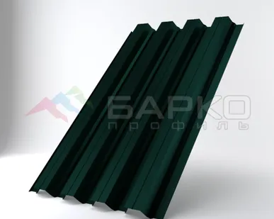 фото Профлист Н-75 -800мм(750 мм) RAL 6005 Полиэстер 0.7