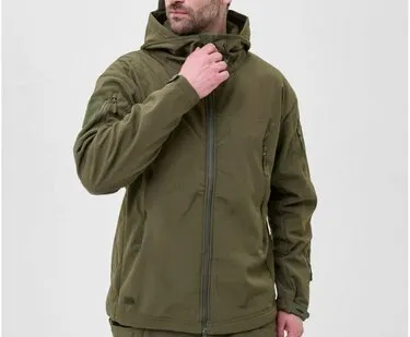 фото Тактический демисезонный костюм Softshell на флисе (олива)