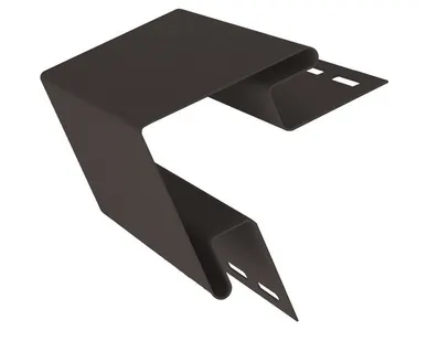 фото Внешний угол для винилового сайдинга 3000мм, коричневый Grand Line