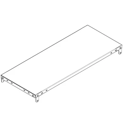 Фото №0 Складская полка 600х800мм, белый