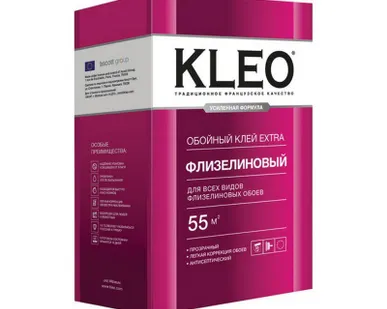фото Клей для флизелиновых обоев KLEO EXTRA 55, 380г
