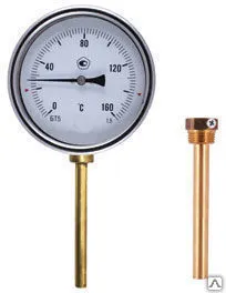 фото Термометр ТТВ Газовый 0-600º ножка 100