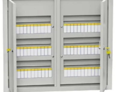 фото Щит встраиваемый металлический ЩРв-72з IP31 с замком ИЭК