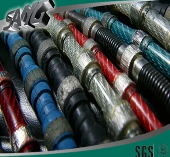 фото Алмазный трос на отрез по граниту 8мм 9мм 11мм