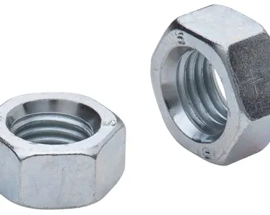 фото Гайка шестигранная М10 (1кг/98шт) оцинкованная DIN 934