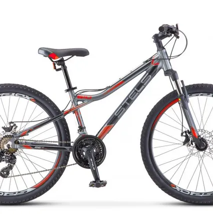 Фото №0 Горный (MTB) велосипед STELS Navigator 610 MD 26 V040 антрацитовый/красный 16" рама