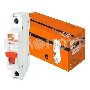 фото Авт. выкл.ВА47-29 1Р 16А 4,5кА х-ка С TDM (12/120) П