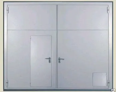 фото Ворота металлические противопожарные "ВМП 02/60"