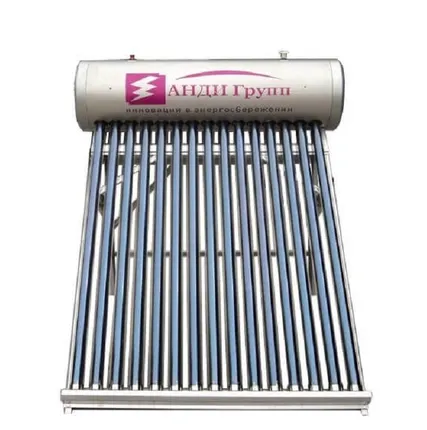 Фото №20 Дача-Эконом  XF-II-10-80  бак 80л  Солнечный водонагреватель с контроллером