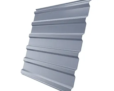 фото Профнастил МП-20 0,35 RAL 9006 бело-алюминиевый 2 м