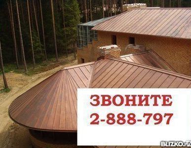 фото Фальцевая медная кровля