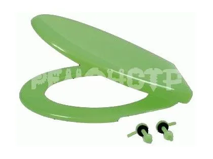 Фото №0 Сиденье ВИР д/унитаза Виктория салатовое с большой крышкой 20980517 (1/12) зз П