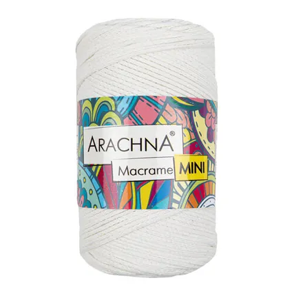 Фото №0 Пряжа ARACHNA "Macrame Mini" 80% хлопок, 20% полиэстер 250 г ± 10 г 200 м №24 натуральный