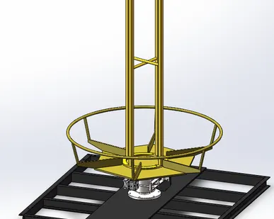 фото Горизонтальный бухтодержатель с успокоителем (комплект) для арматуры