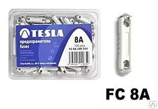 фото Предохранитель цилиндрический 8А FC8A TESLA 1 шт.