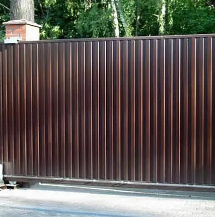 Фото №0 Откатные ворота