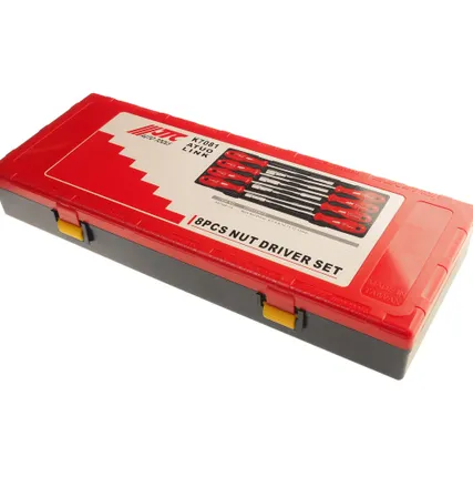 Фото №2 Набор отверток с торцевой головкой 6-13мм 8 предметов в кейсе JTC