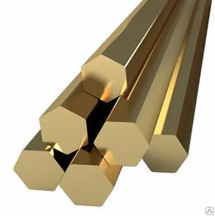 Фото №0 Шестигранник латунный Л63 д. 32 п/тв