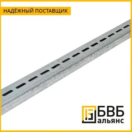 Фото №0 Швеллер перфорированный ШП К010 45x30x2500 ТУ 36-1434 (1 или 3 перфораци)