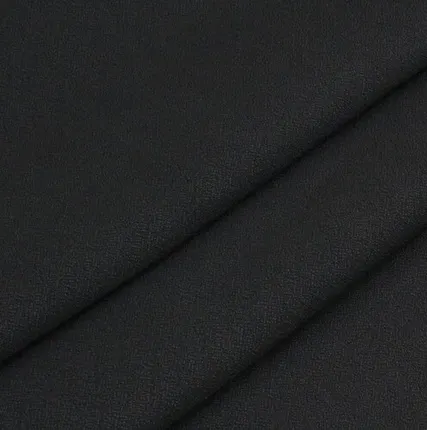 Фото №0 Лён креп чёрный Италия Состав: лён 100 % Плотность ≈275 г/м² Ширина 150 см