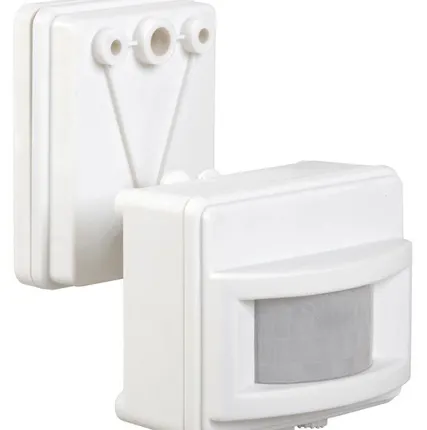 Фото №0 Детектор движения ДД 017 1100Вт угол обз. 120град. дальн. 12м IP44 бел. ИЭК LDD13-017-1100-001