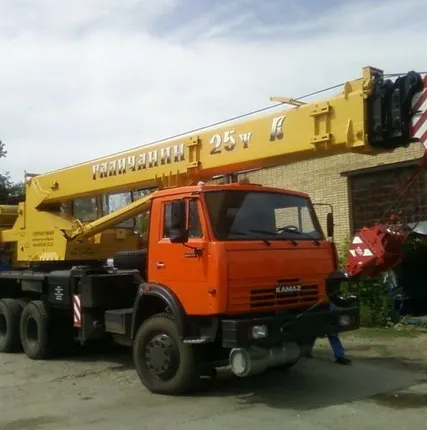 Фото №0 Почасовая аренда автокрана грузоподъёмность 25 т