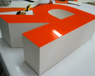 фото Объемные буквы из бумаги