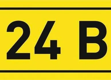фото Наклейка "24В" (10х15мм.) EKF PROxima an-2-03