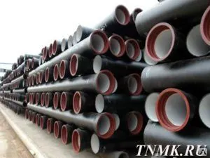 Фото №0 Труба чугунная оцинкованная ВЧШГ ДУ 250 L=6м с ЦПП ГОСТ 9583-75